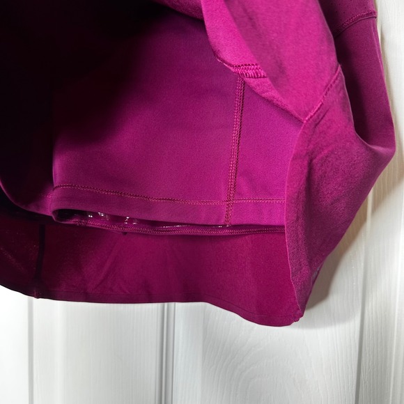 Athleta Run With It 14" Skort Skirt Shorts Magenta Purple Size S Athleisure - Picture 2 of 7